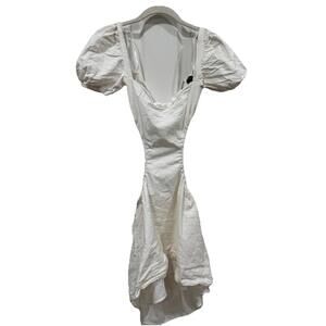 Womens White Fox Xsmall Xs White Dress Mini Open Back Open Side‎